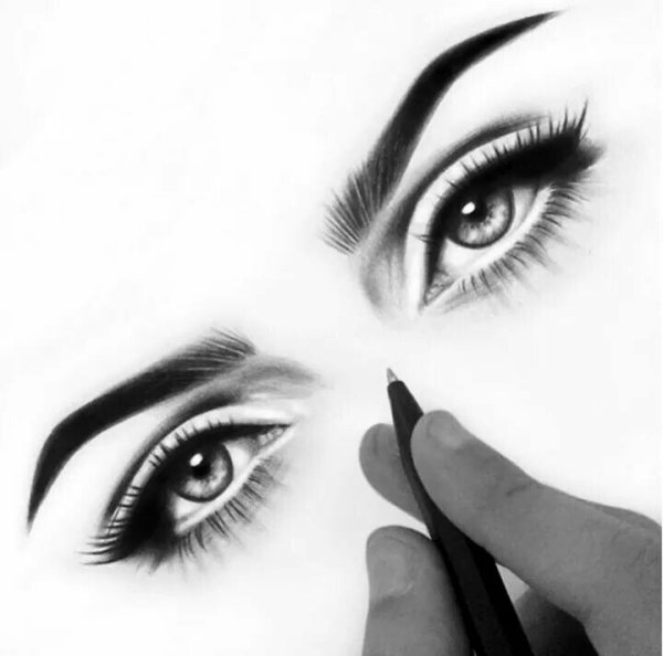 Брови рисунок