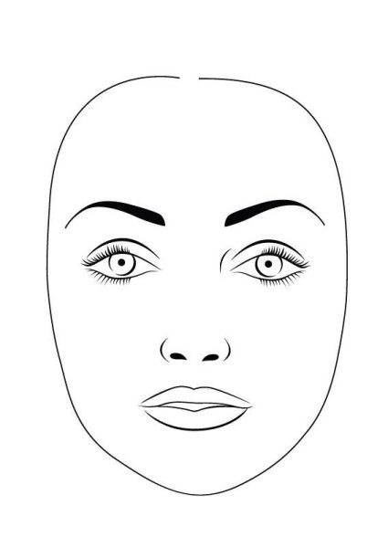 Лицо для макияжа