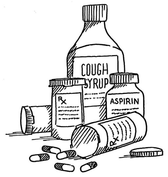 Раскраска лекарства