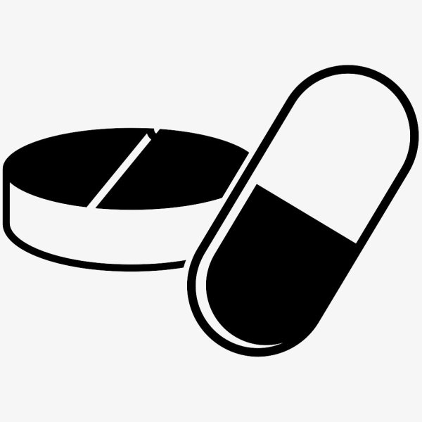 Раскраска таблетки пилюли