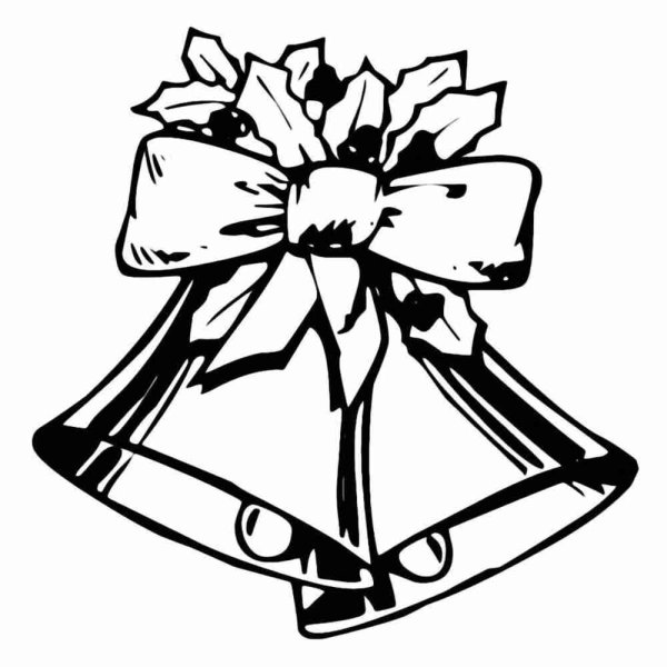 Колокольчик раскраска