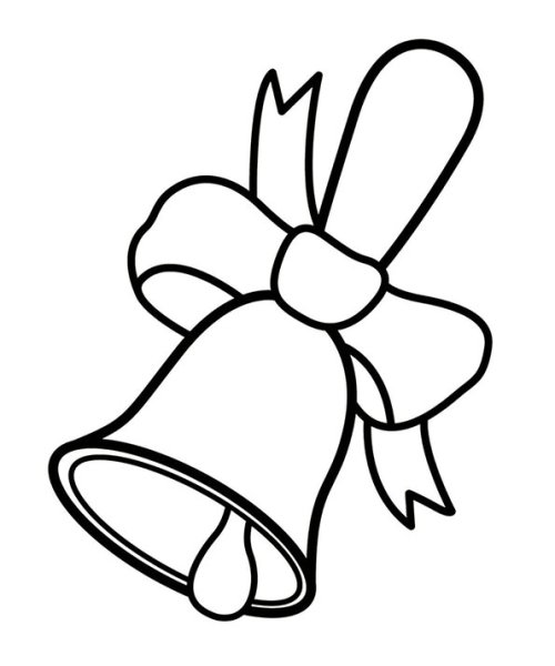 Рисунок колокольчика на последний звонок