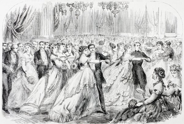 «Бал в отеле» офорт