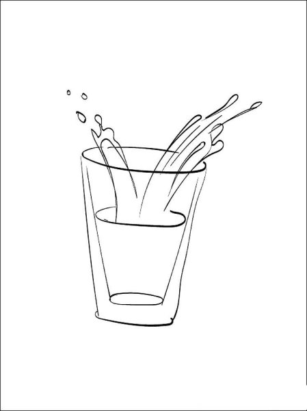 Стакан раскраска