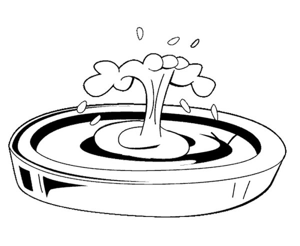 Раскраска вода