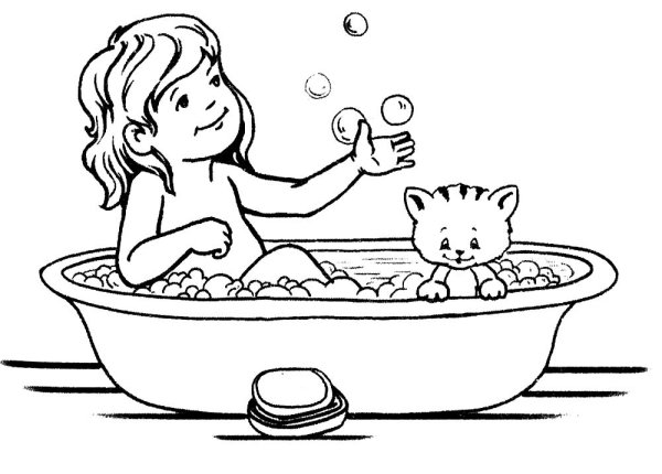 Вода раскраска для детей