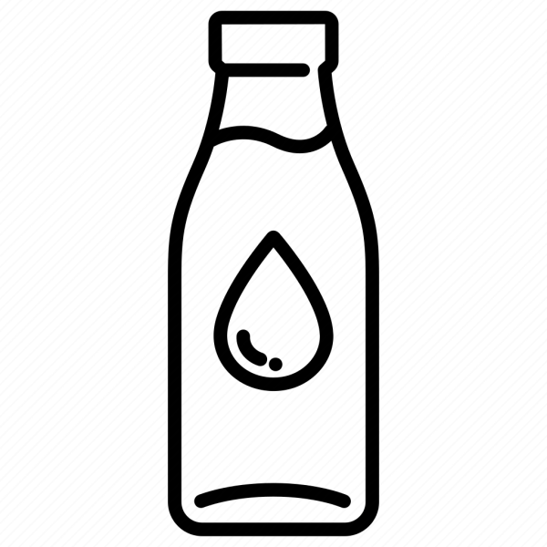 Бутылка воды раскраска
