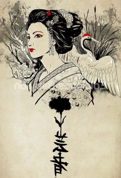 Japanese Prints японская живопись гейши Geisha Art гейша иллюстрация Japanese Art