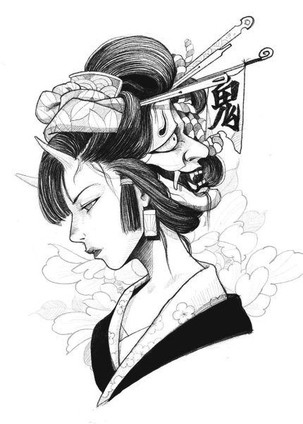 Самурай Чамплу гейша