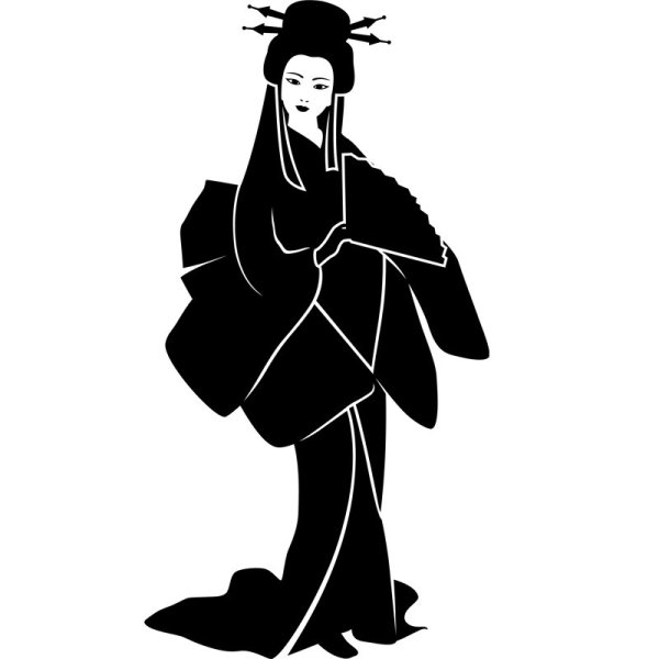 Силуэт гейши