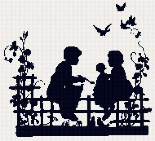 Черно белый стиль рисования