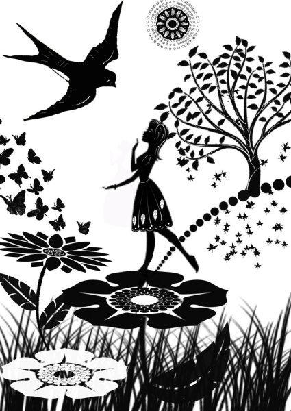 Силуэт концертмейстер пианист