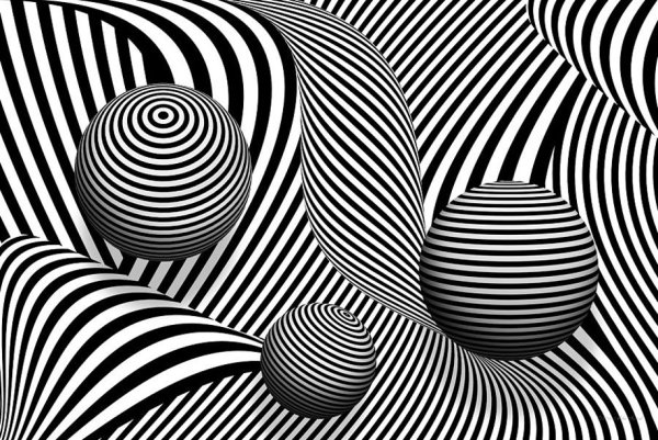 Иллюзия черно белая