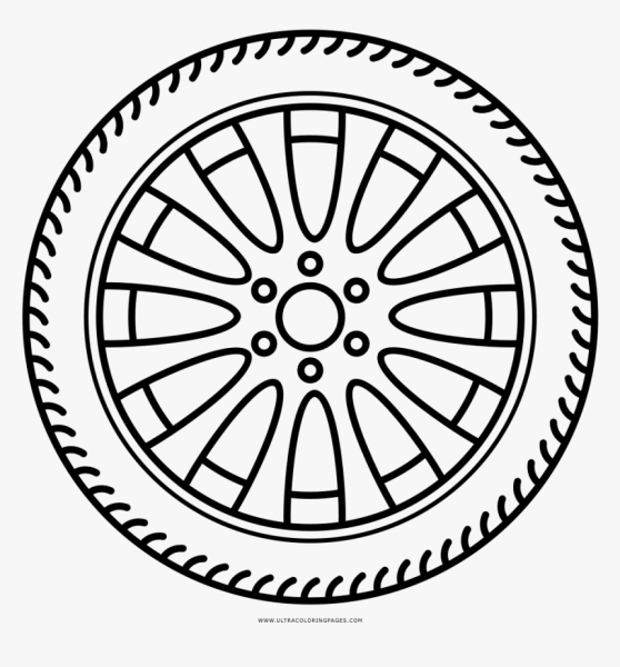Колесо раскраска