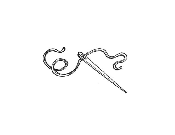 Иголка с ниткой