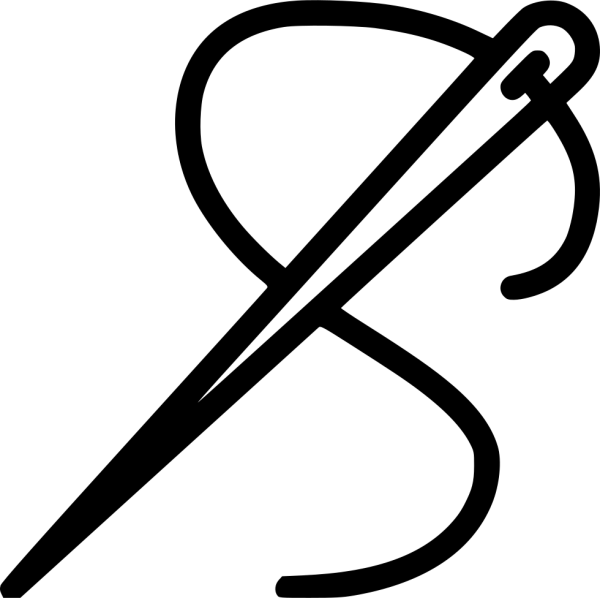 Иголка контур