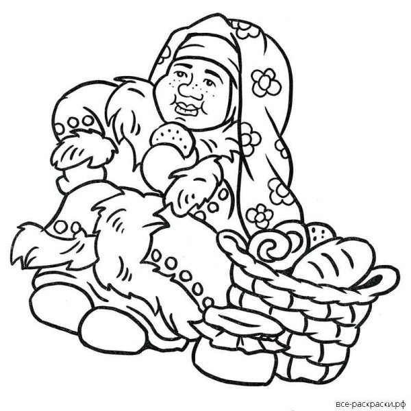 Сказка-раскраска. Морозко