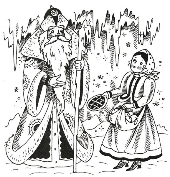 Рисунок Морозко из сказки