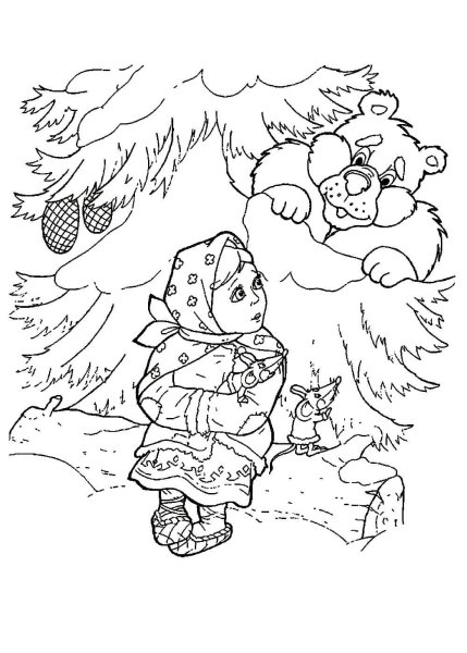 Дед Мороз рисунок карандашом