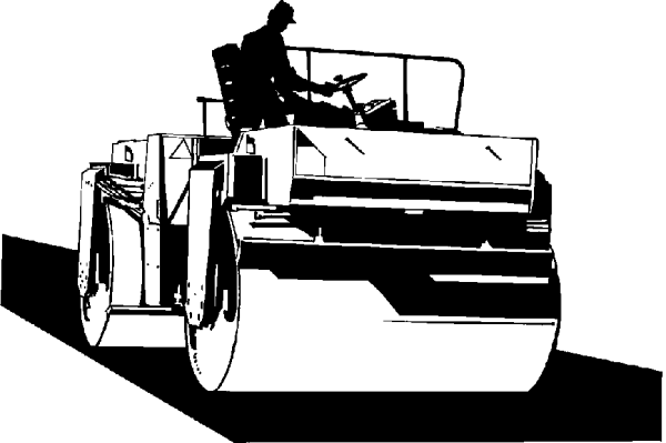 Дорожный каток вектор