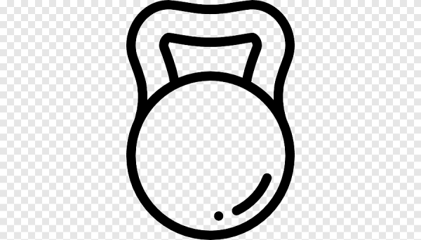 Гиря трафарет