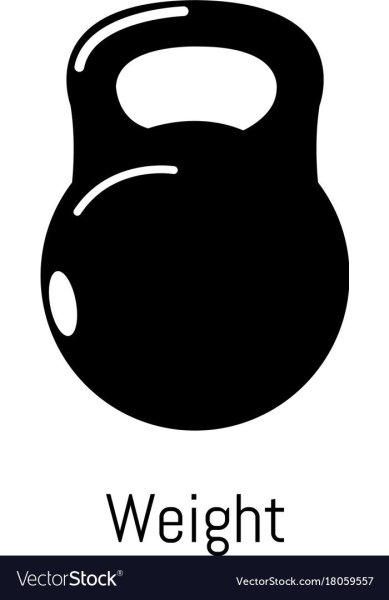 Гиря силуэт