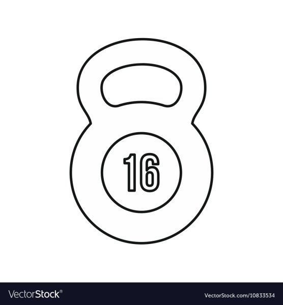 Гиря рисунок