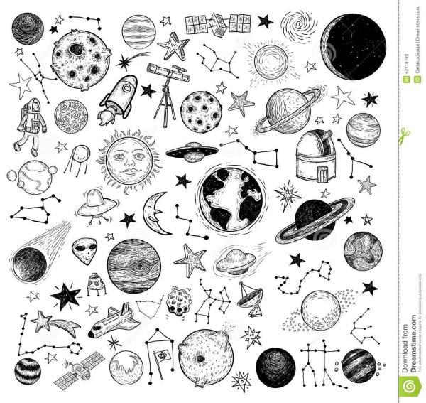 Татуировки эскизы маленькие девушка с планетами