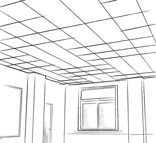 Рисование на потолке
