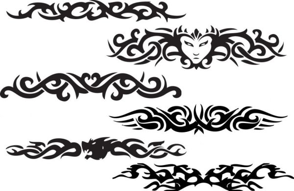 Кельтский трайбл браслет эскиз