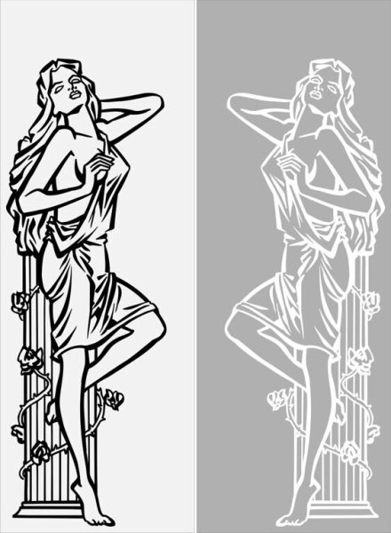 Раскраски богиня Афродита древней Греции