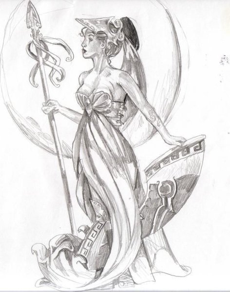 Рисунок Афродиты Богини Греции