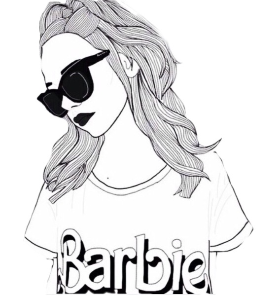 Рисунки для срисовки девушки в стиле