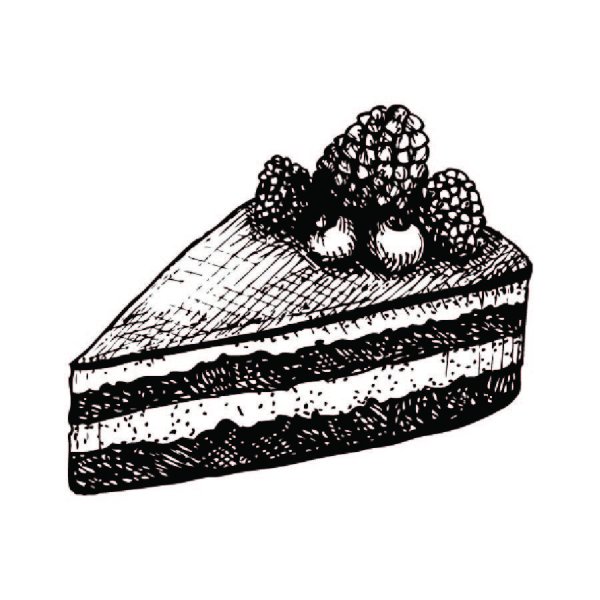 Черно белый десерт