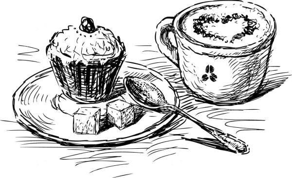 Десерты в графике