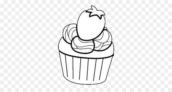 Десерты картинки раскраски