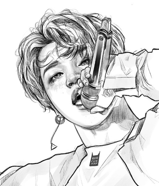 Раскраска БТС Чимин