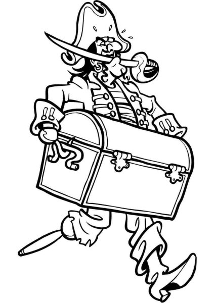 Пиратские раскраски