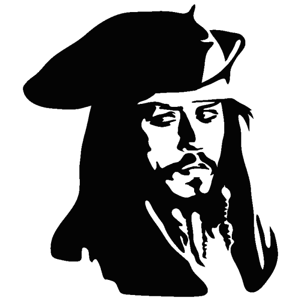 Векторный портрет Джонни Деппа