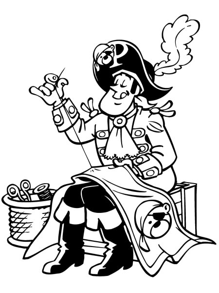 Раскраска в пиратском стиле