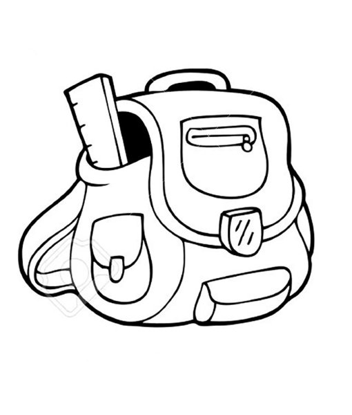 Рюкзак раскраска