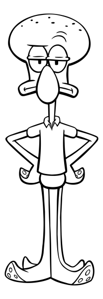 Раскраска Спанч Боб и его друзья