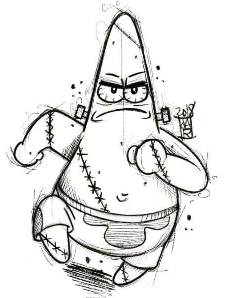 Губка Боб и Патрик рисунок