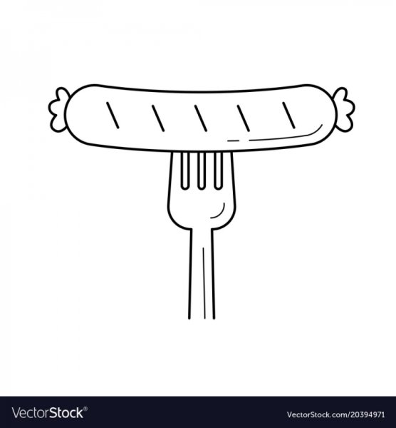 Сосиска шаблон