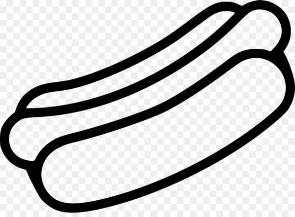 Раскраска сосиска в тесте