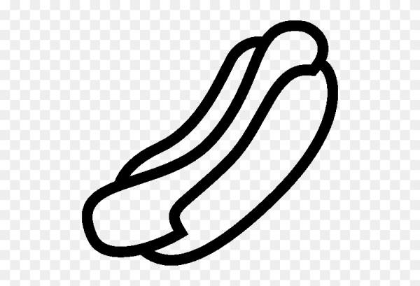 Раскраска хот дог