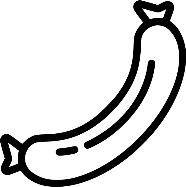 Значок сосиска