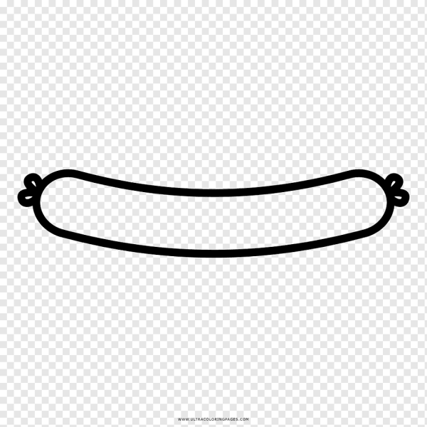 Нарисовать колбасу