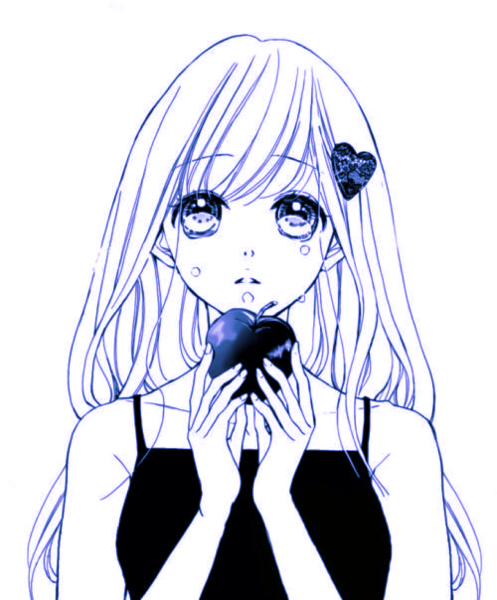 Аниме в черно белом стиле