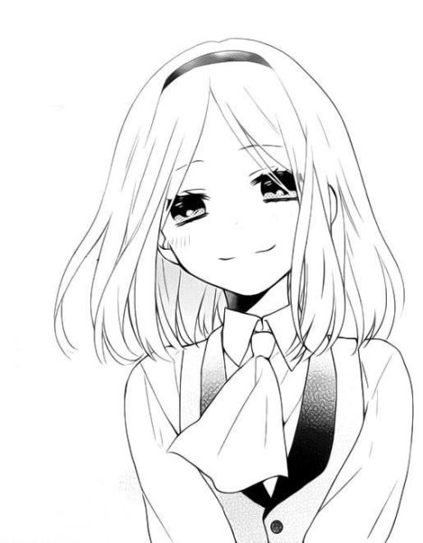 Аниме чёрно белое